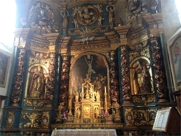 Eglise Villargerel, retable majeur St-Martin - D. Dereani - Fondation Facim