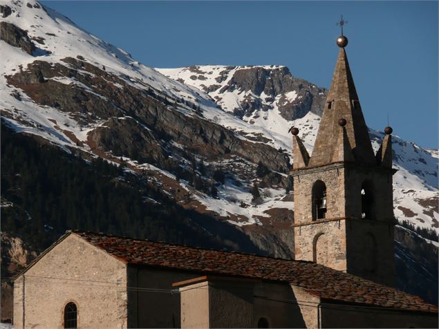 Eglise baroque de saint Etienne à Val-Cenis, Sollières - Jean-François Durand