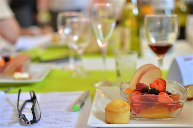 Dessert repas réunion - CCR Ambronay - Bertrand Pichène