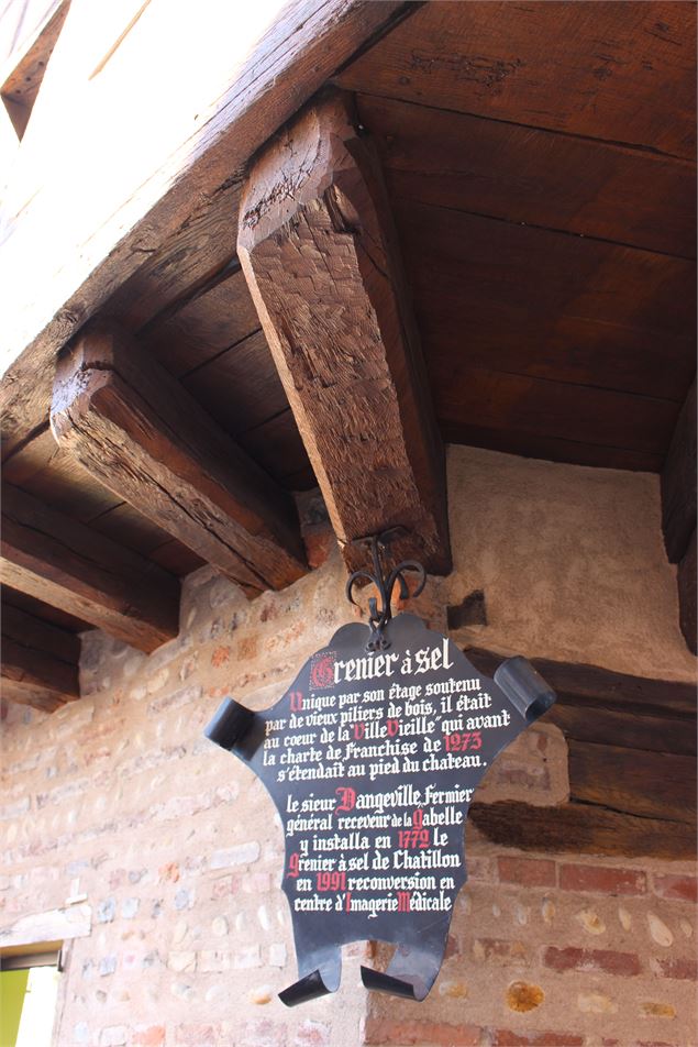 Plaque en fer forgée - S.Ferrier/Dombes Tourisme