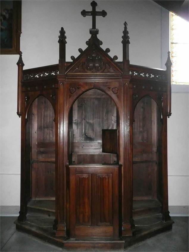 Le confessional - © Collection municipalité Grand Bornand