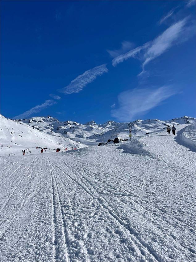 Intersection des deux sentiers - OT Val Thorens
