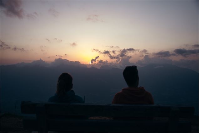 Couché de soleil - Tour du Grand Arc