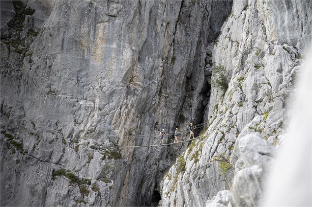 Via ferrata du Grand-Bornand - La tour du Jallouvre - C.Cattin AlpcatMedias-Le Grand-BornaC.Cattin A