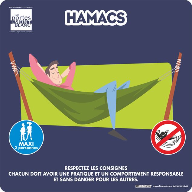 Aire de jeux panoramique Jaillet Consignes de jeux hamacs - Soren Rickards