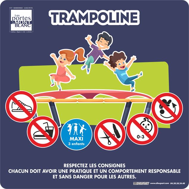Aire de jeux panoramique Jaillet Consignes de jeux trampoline - Soren Rickards