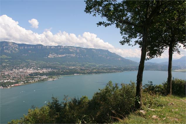 Vue sur sud du lac du Bourget - Jocelyne Bianchini ATD73