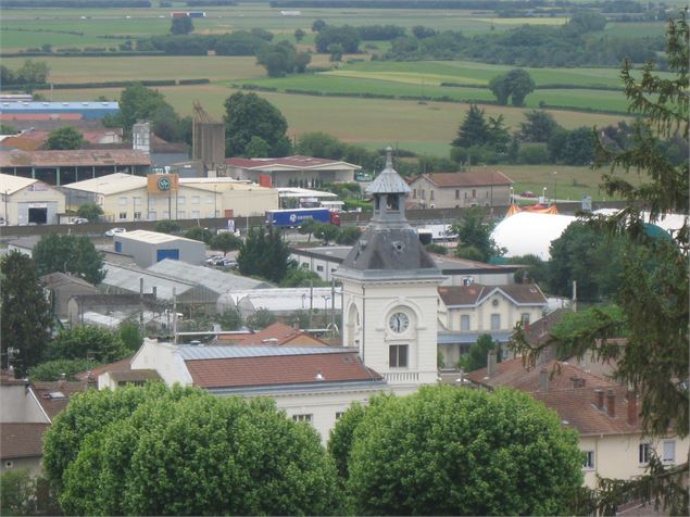 Point de vue du château de Meximieux - Philippe Danné