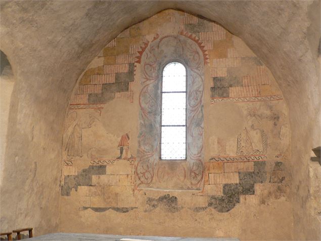 Peinture murale de la Chapelle de Concise - Chapelle de Concise