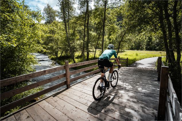 Pont en bois à Villaroger - Haute Tarentaise Vanoise - Yann Allègre