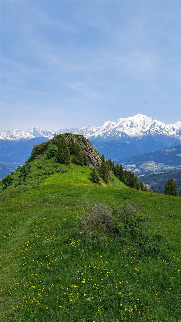 En direction de la Croix du Planet l'été - Jean Marc Barey
