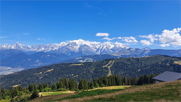 Vue depuis les Chalets de l'Avenaz - © Cordon Tourisme