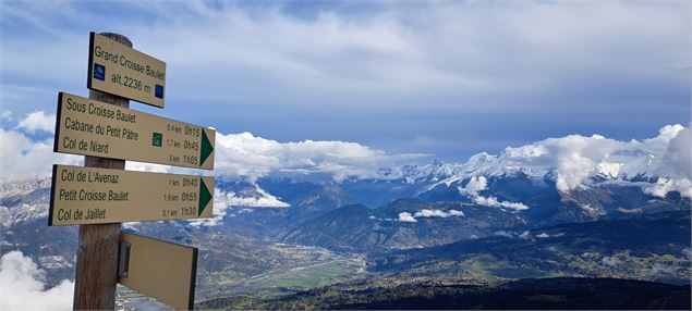 Panneaux au Grand Croisse Baulet - © Cordon Tourisme