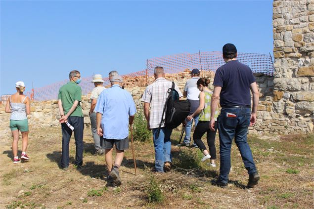 visite commentée du site archéologique du château de St-Germain - Vincent Gaullier
