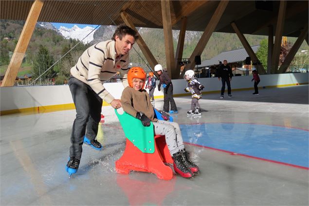 Jardin de glace à la Patinoire de Samoëns