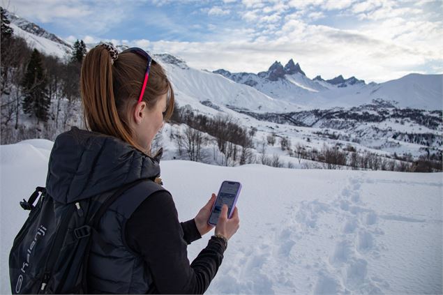 Point cartographique sur le sentier de la plaigne - OTICœurdemaurienne