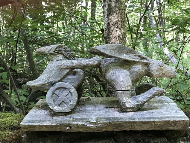 Sculpture - Les demoiselles de la Saussaz - OTICœurdemaurienne
