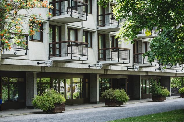 Vue du rez-de-chaussée du bâtiment de Bételgeuse - OT Flaine-Candice Genard