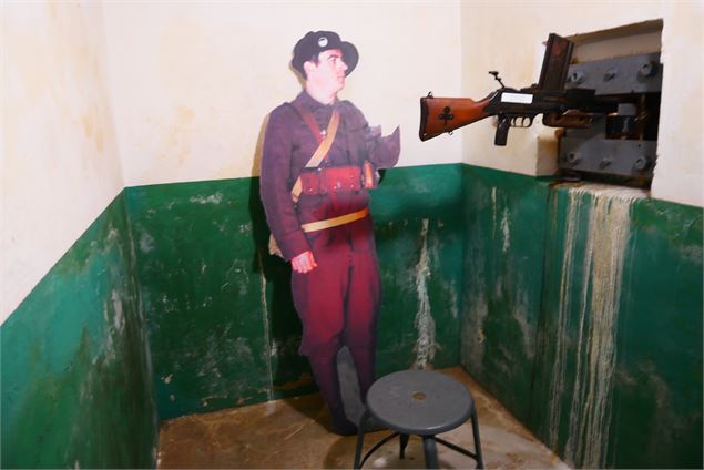 un soldat au poste de tir - C. Di Filippo