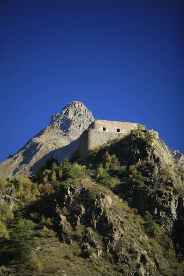 Le fort du Replaton vu de Modane - Association MTA