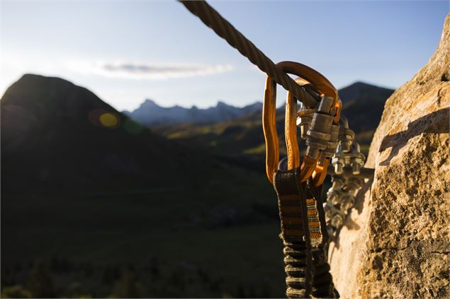 Via Ferrata de la Tour Jalouvre au Grand-Bornand - C.Cattin AlpcatMedias-Le Grand-BornaC.Cattin Alpc