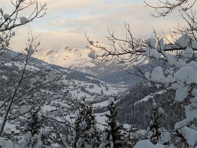 Sentiers raquettes au Grand-Bornand 27 : La Communaille Le Replain - csardin Le Grand-Bornand