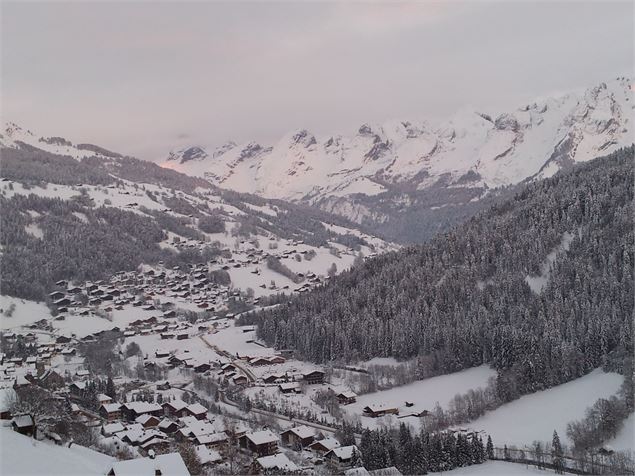 Sentiers raquettes au Grand-Bornand 27 : La Communaille Le Replain - csardin Le Grand-Bornand