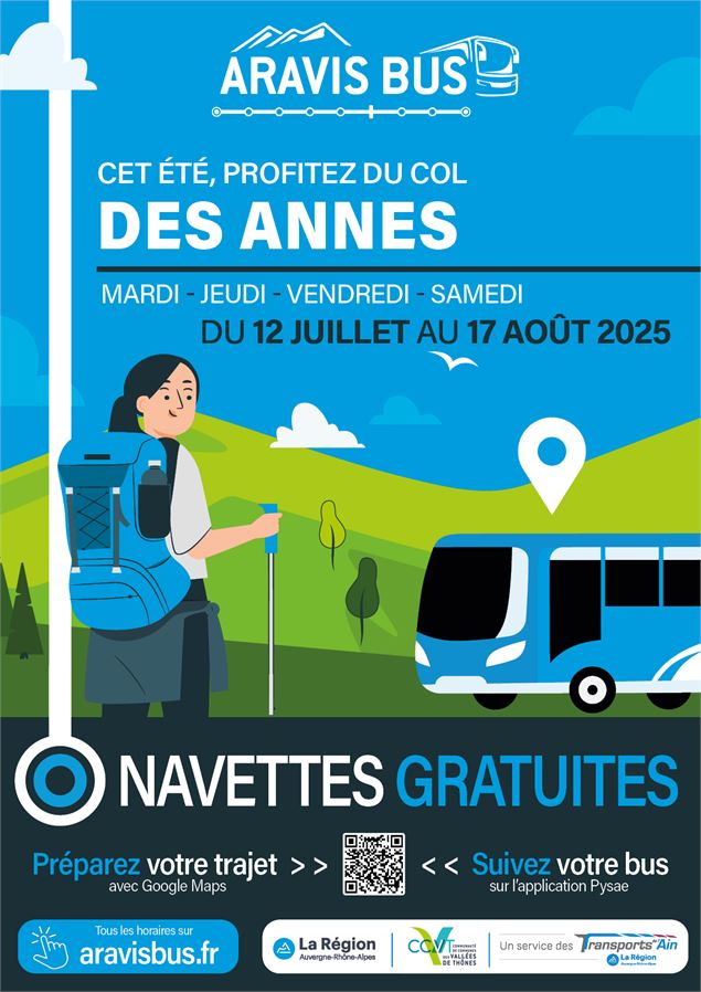 Bus gratuits du col des Annes - T. Vattard
