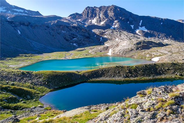 Le lac blanc et le lac noir - Refuge du Carro - Office de tourisme de Haute Maurienne Vanoise - Cédr