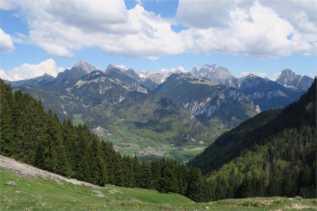 Col de Nicodex - vue vallée d'Abondance - Victor Demilly