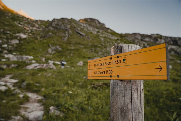 vers le refuge du fond des fours - SMB - Lansard