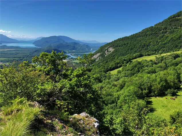 Le Grand Colombier depuis le circuit des Sarrasins - ©D. Ballet