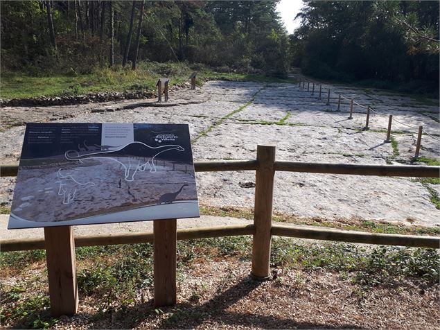 Les empreintes de dinosaures de Villette - png