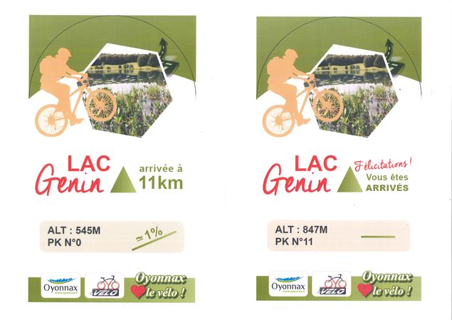 Ascension vélo lac Genin - Fantine Invernizi