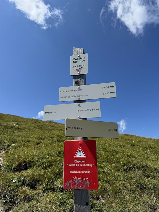 Randonnée pédestre : Boucle de la Petite Sambuy par le Pas de l'Ours_Faverges-Seythenex - PKOTSLA