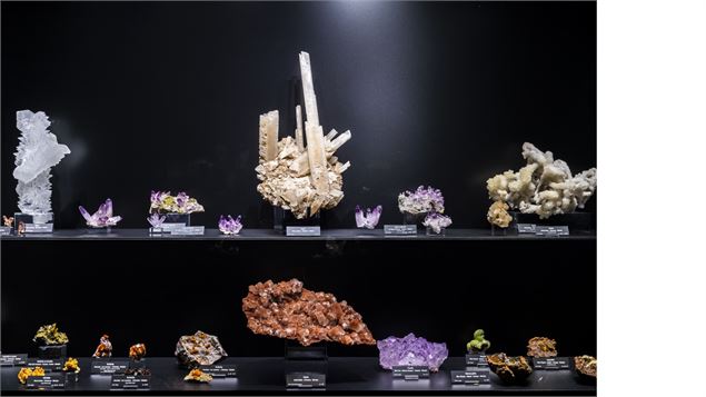 Vitrines, Amérique du Sud, musée des Cristaux - Eric Courcier