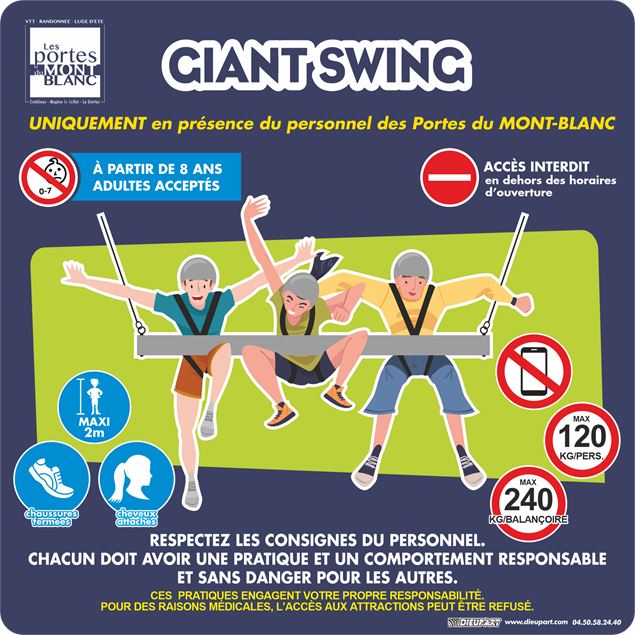 Aire de jeux panoramique Jaillet Consignes de jeux giant swing - Soren Rickards