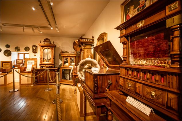 Salle des Boîtes à Musiques - Musée de la musique mécanique