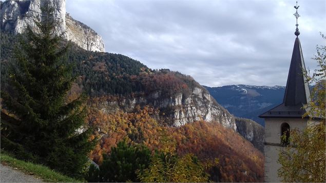 Le clocher de l'église - Evelyne Philippe
