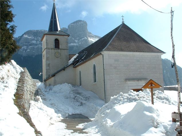 Corbel sous la neige - Evelyne Philippe