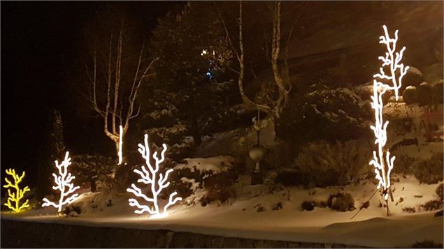 Le jardin de Corbel de nuit - Evelyne Philippe