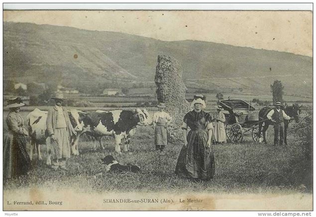 Menhir de Pierre Fiche - Simandre-sur-Suran - S.Calland
