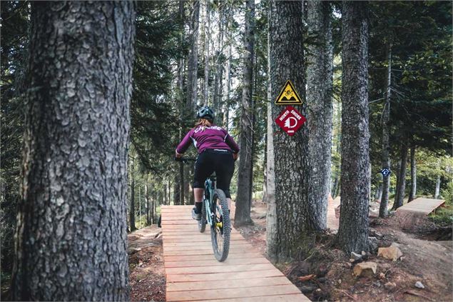 Descente de La Ferriaz - Piste VTT Descente N°24