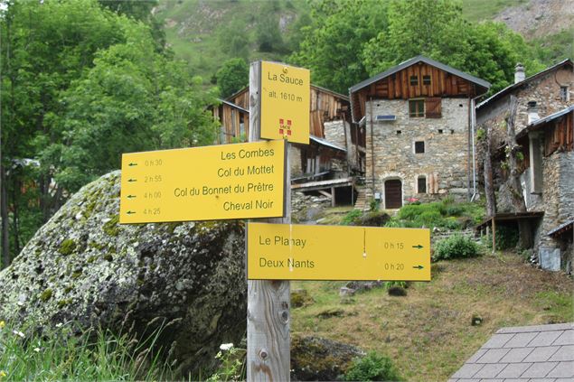 Sentier été 31 - Cheval Noir depuis La Sauce - OT Les Menuires