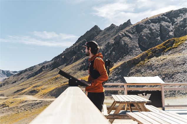 Terrasse panoramique Borsat_Val-d'Isère - Val d'Isère Téléphériques - Maxime Bouclier