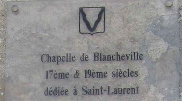 Chapelle de Blancheville - le petit patrimoine