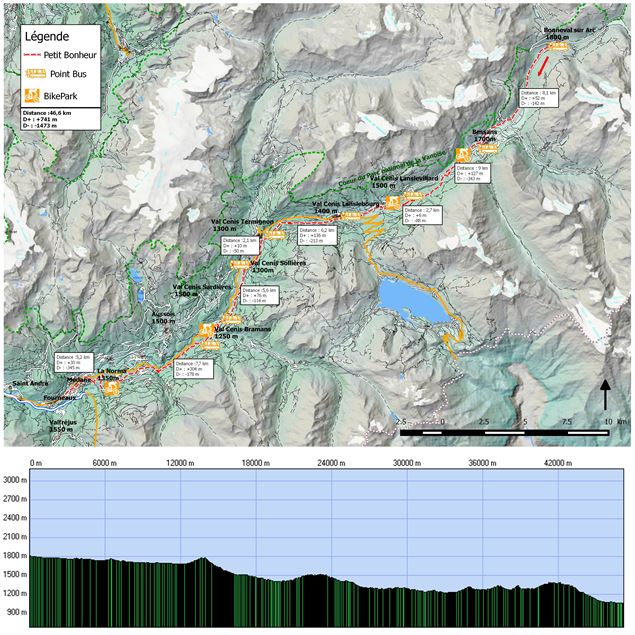 Chemin du Petit Bonheur VTT - OT HMV - B Filliol