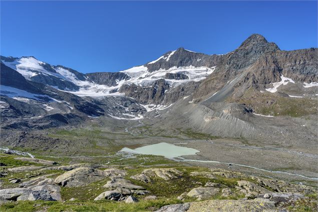 Cirque glaciaire des Evettes vu du refuge - ©SavoieMontBlanc-Huchette