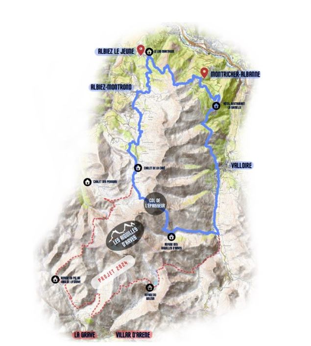 Tour du Pays des Aiguilles d'Arves - Tour du Pays des Aiguilles d'Arves