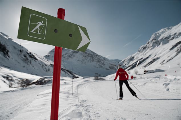 Itinéraire ski de fond Grande Boucle Manchet_Val-d'Isère - Val d'Isère Tourisme - Yann Allegre
